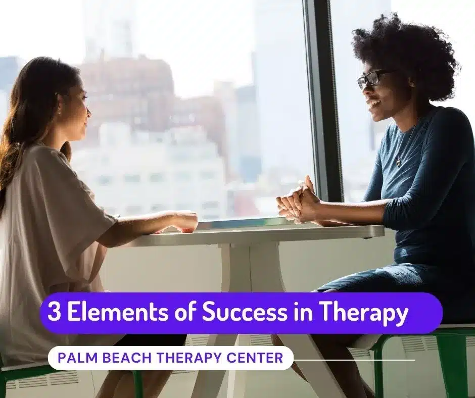 3 Elements of Success in Therapy